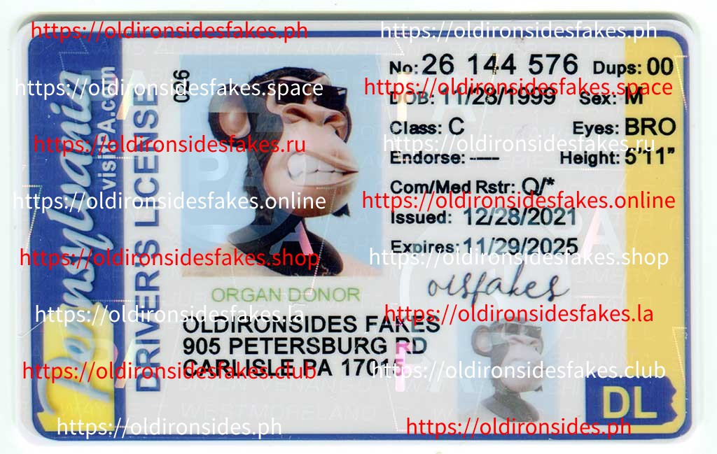 Pennsylvania Driver License(Old PA)