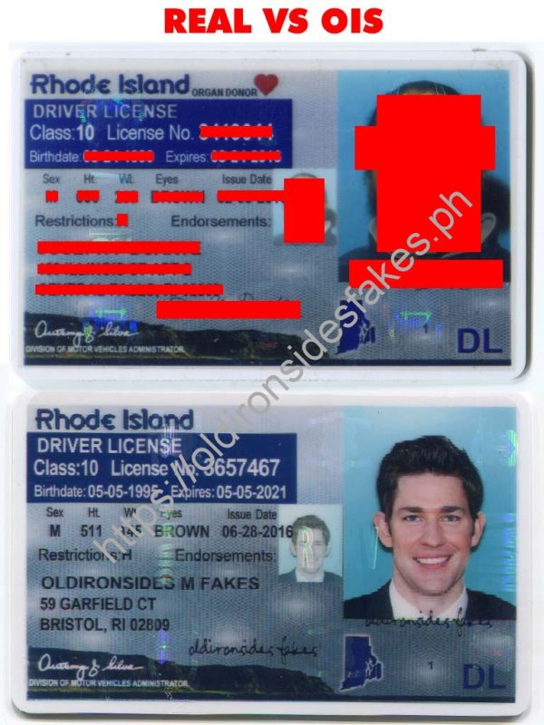 Rhode Island Driver License(Old RI)