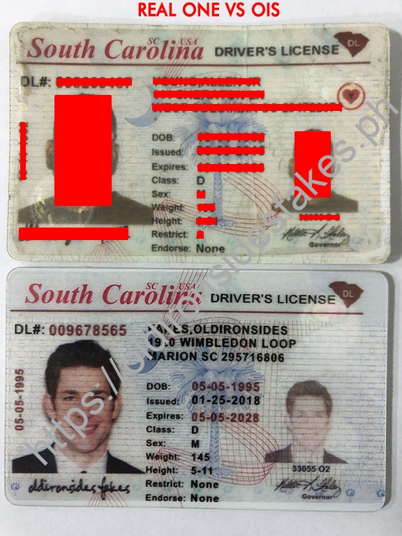 South Carolina Driver License