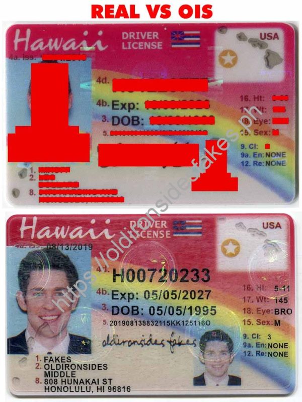 Hawaii Driver License