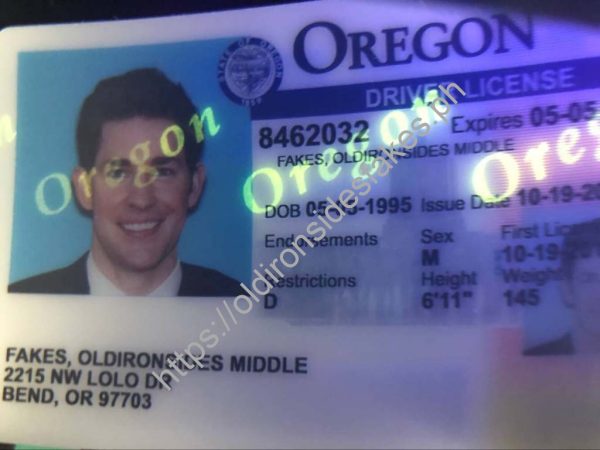 Oregon Driver License(Old OR) - Image 3