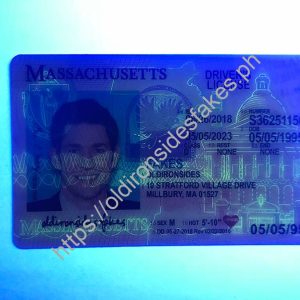 Massachusetts Driver License (New MA O21)