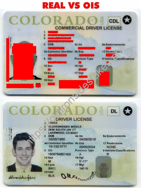 Colorado Driver License(New CO)