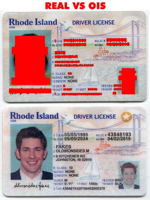 Rhode Island Driver License(New RI)