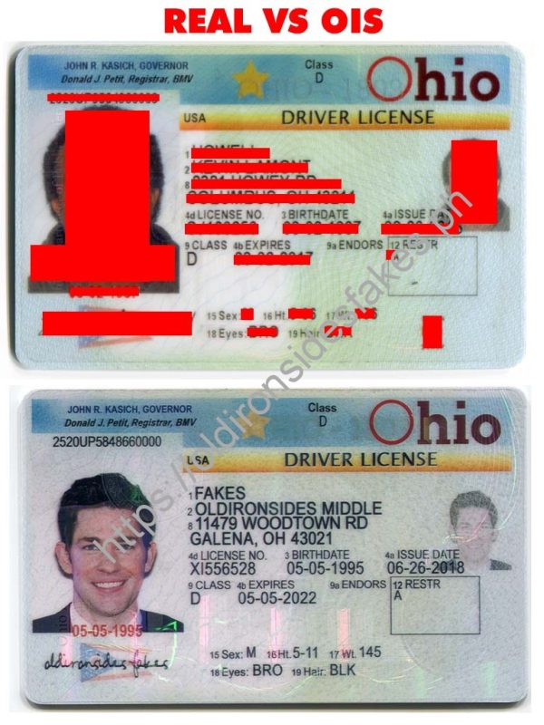 Ohio Driver License(Old OH)