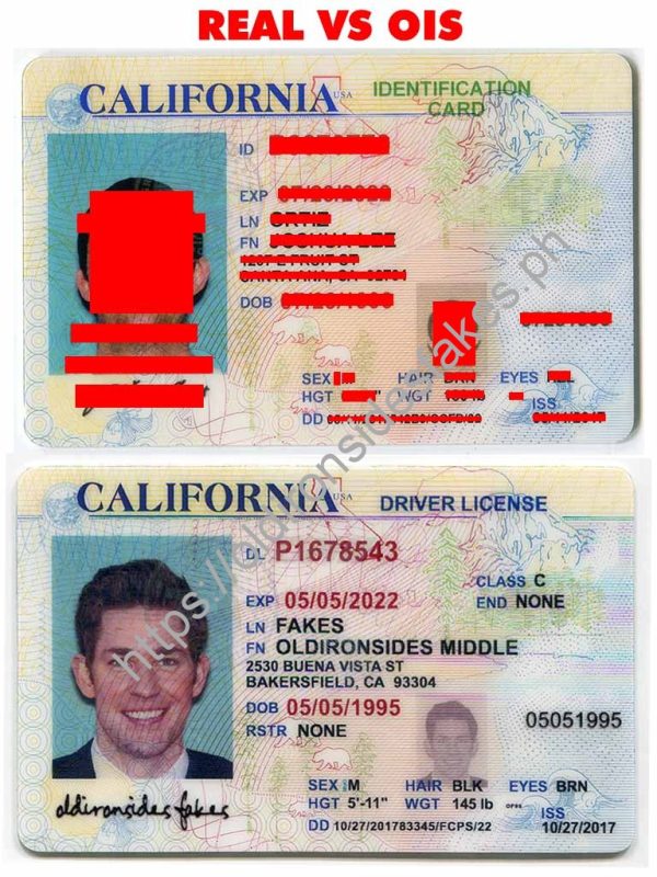 California Driver License(Old CA O21)